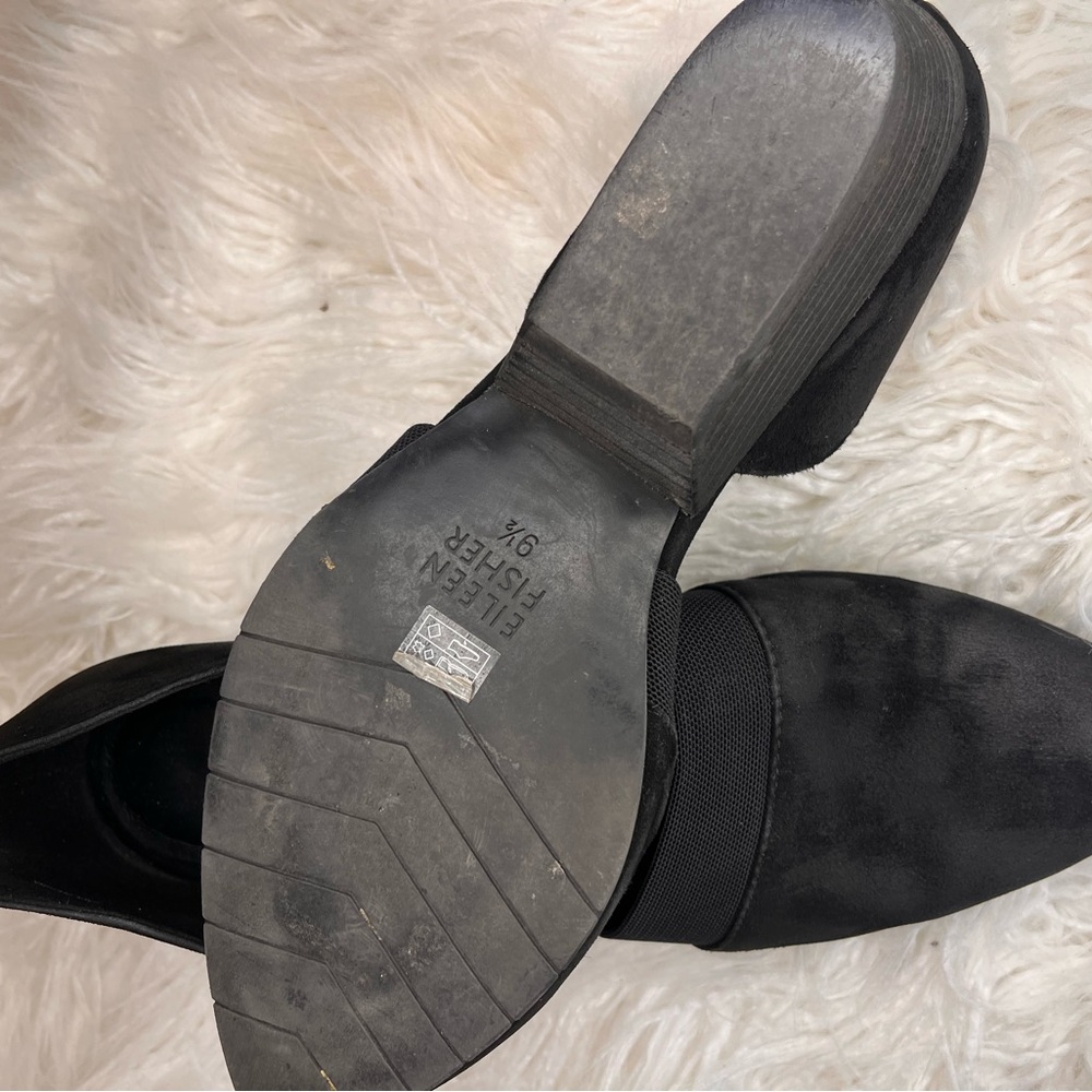 Eileen Fisher Women's Elegant Black Loafers - Picture 3 of 4
